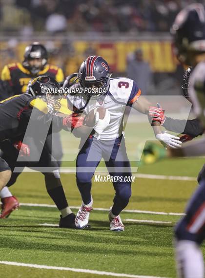 Thumbnail 2 in San Joaquin Memorial @ Tulare Union (CIF 2-A NorCal Championship) photogallery.
