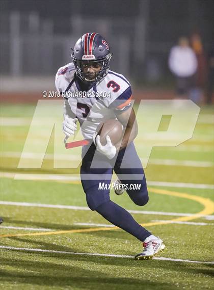 Thumbnail 3 in San Joaquin Memorial @ Tulare Union (CIF 2-A NorCal Championship) photogallery.