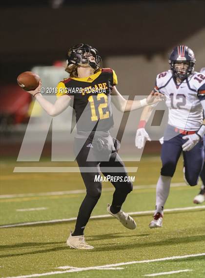 Thumbnail 3 in San Joaquin Memorial @ Tulare Union (CIF 2-A NorCal Championship) photogallery.