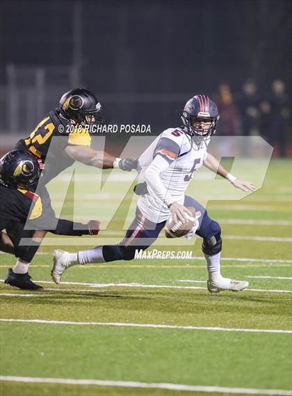 Thumbnail 2 in San Joaquin Memorial @ Tulare Union (CIF 2-A NorCal Championship) photogallery.