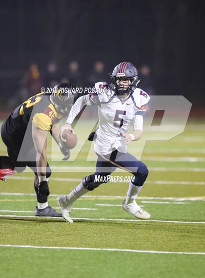 Thumbnail 3 in San Joaquin Memorial @ Tulare Union (CIF 2-A NorCal Championship) photogallery.