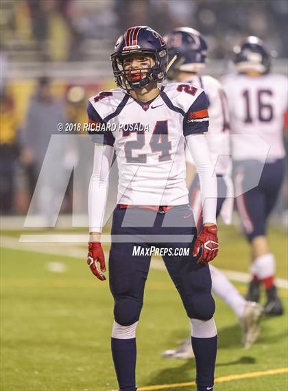 Thumbnail 2 in San Joaquin Memorial @ Tulare Union (CIF 2-A NorCal Championship) photogallery.