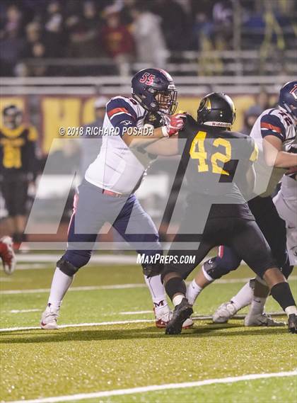 Thumbnail 2 in San Joaquin Memorial @ Tulare Union (CIF 2-A NorCal Championship) photogallery.