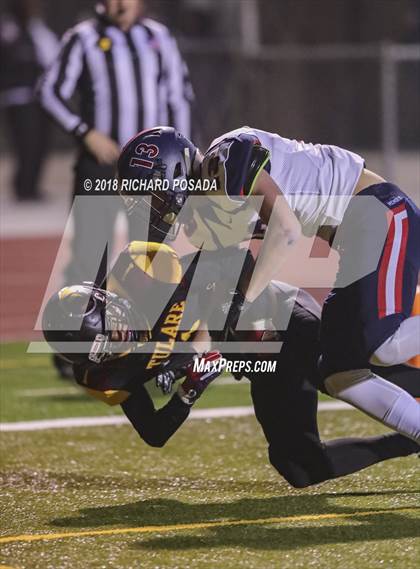 Thumbnail 1 in San Joaquin Memorial @ Tulare Union (CIF 2-A NorCal Championship) photogallery.