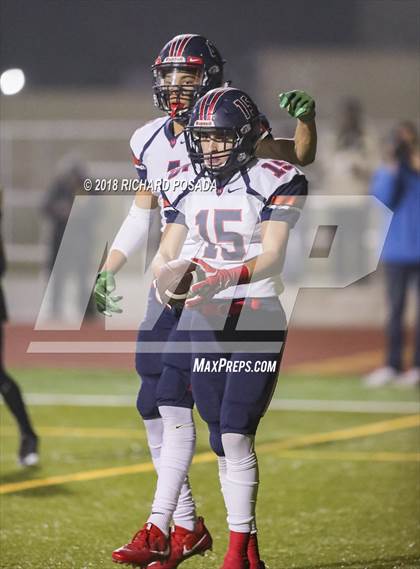 Thumbnail 3 in San Joaquin Memorial @ Tulare Union (CIF 2-A NorCal Championship) photogallery.