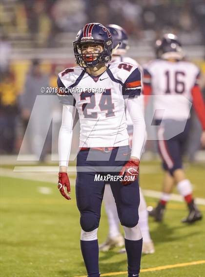 Thumbnail 1 in San Joaquin Memorial @ Tulare Union (CIF 2-A NorCal Championship) photogallery.