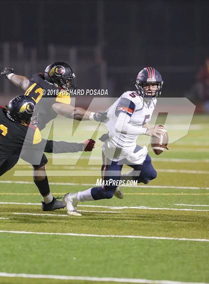 Thumbnail 1 in San Joaquin Memorial @ Tulare Union (CIF 2-A NorCal Championship) photogallery.