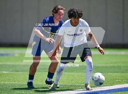 Thumbnail 2 in Liberty Hill vs. Highland Park (UIL 5A Soccer Division II Final) photogallery.