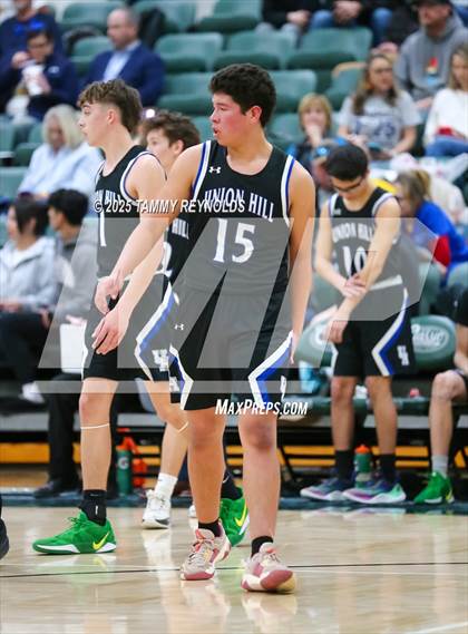 Thumbnail 3 in Union Hill @ Perrin-Whitt (UIL Basketball 1A D1 Region 3 Area) photogallery.