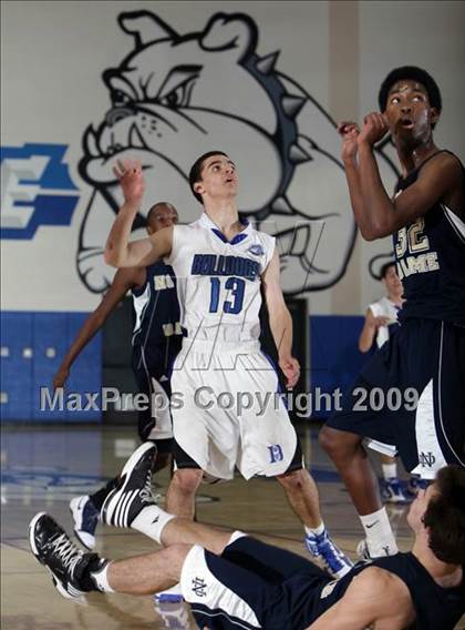 Thumbnail 2 in Notre Dame vs. Burbank (Burbank Tip-Off Classic) photogallery.