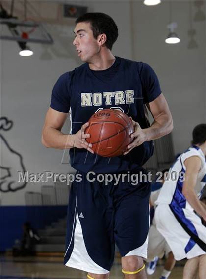 Thumbnail 3 in Notre Dame vs. Burbank (Burbank Tip-Off Classic) photogallery.