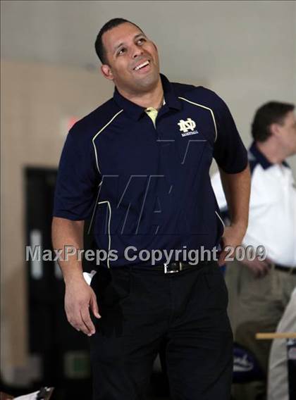 Thumbnail 1 in Notre Dame vs. Burbank (Burbank Tip-Off Classic) photogallery.
