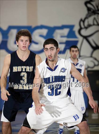 Thumbnail 2 in Notre Dame vs. Burbank (Burbank Tip-Off Classic) photogallery.