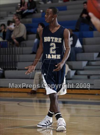 Thumbnail 2 in Notre Dame vs. Burbank (Burbank Tip-Off Classic) photogallery.