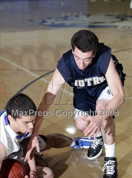 Thumbnail 1 in Notre Dame vs. Burbank (Burbank Tip-Off Classic) photogallery.