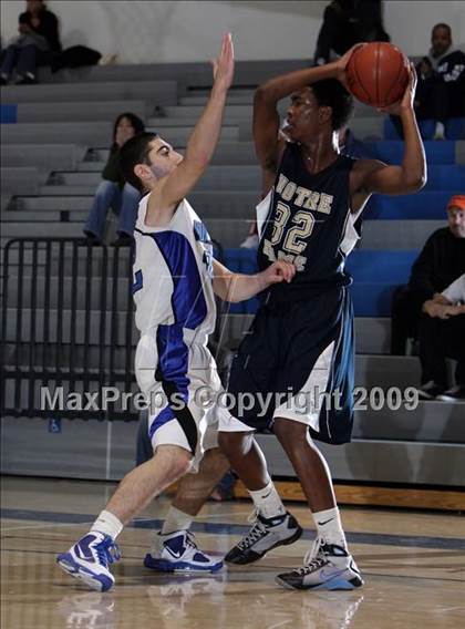 Thumbnail 3 in Notre Dame vs. Burbank (Burbank Tip-Off Classic) photogallery.