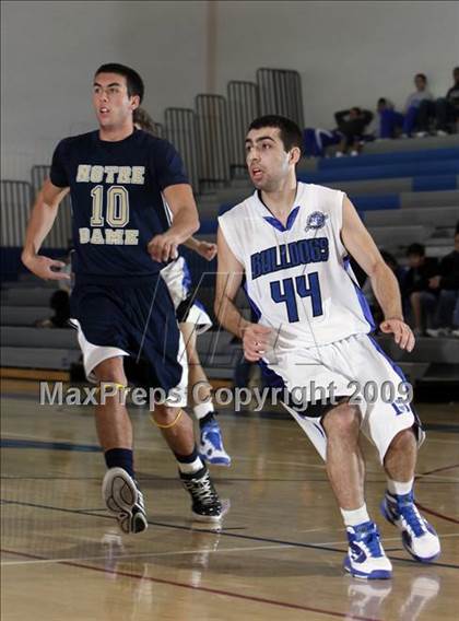 Thumbnail 2 in Notre Dame vs. Burbank (Burbank Tip-Off Classic) photogallery.