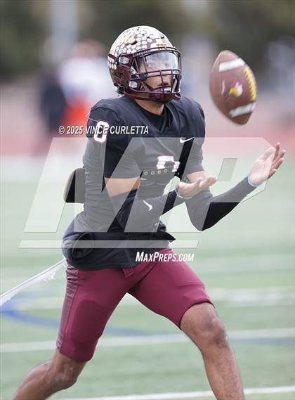 Thumbnail 3 in Dripping Springs @ Medina Valley (UIL 6A D2 Football Regional Playoff) photogallery.