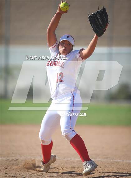 Thumbnail 2 in Glendale @ Los Altos (CIF SS Division 3 Playoff) photogallery.
