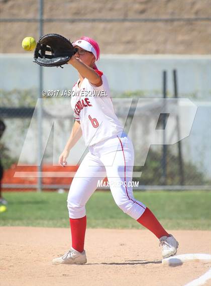 Thumbnail 2 in Glendale @ Los Altos (CIF SS Division 3 Playoff) photogallery.