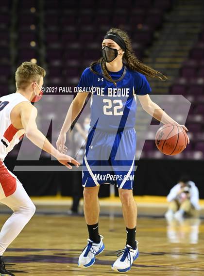 Thumbnail 1 in Belleview Christian vs. De Beque (CHSAA 1A State Final) photogallery.