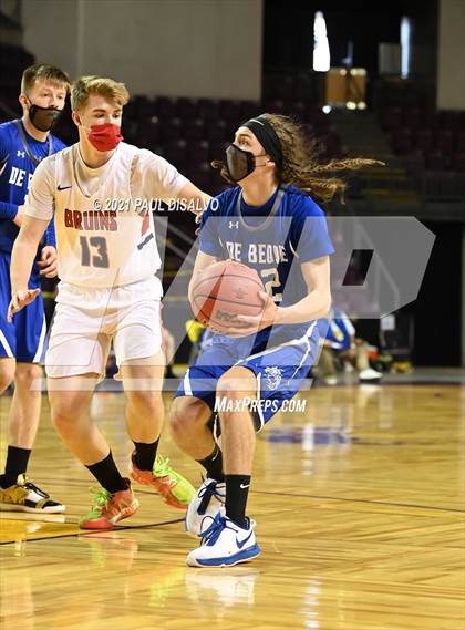 Thumbnail 1 in Belleview Christian vs. De Beque (CHSAA 1A State Final) photogallery.