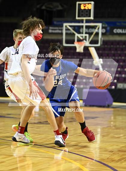 Thumbnail 1 in Belleview Christian vs. De Beque (CHSAA 1A State Final) photogallery.