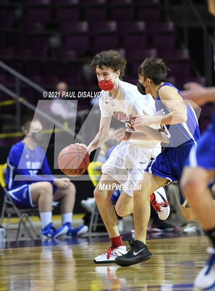 Thumbnail 3 in Belleview Christian vs. De Beque (CHSAA 1A State Final) photogallery.