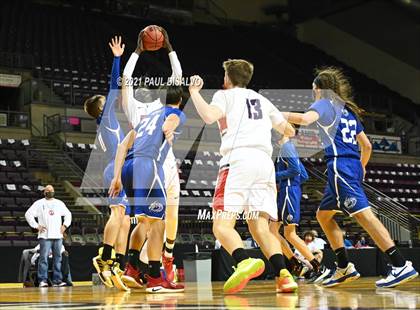 Thumbnail 1 in Belleview Christian vs. De Beque (CHSAA 1A State Final) photogallery.