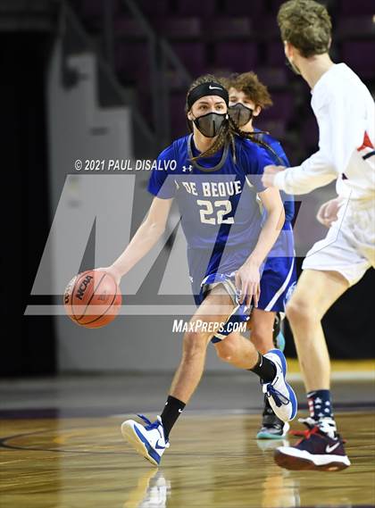 Thumbnail 2 in Belleview Christian vs. De Beque (CHSAA 1A State Final) photogallery.