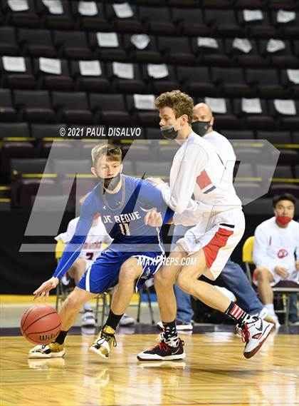 Thumbnail 1 in Belleview Christian vs. De Beque (CHSAA 1A State Final) photogallery.