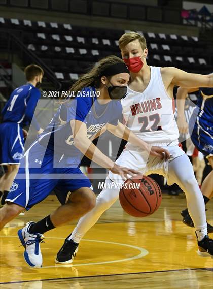Thumbnail 1 in Belleview Christian vs. De Beque (CHSAA 1A State Final) photogallery.