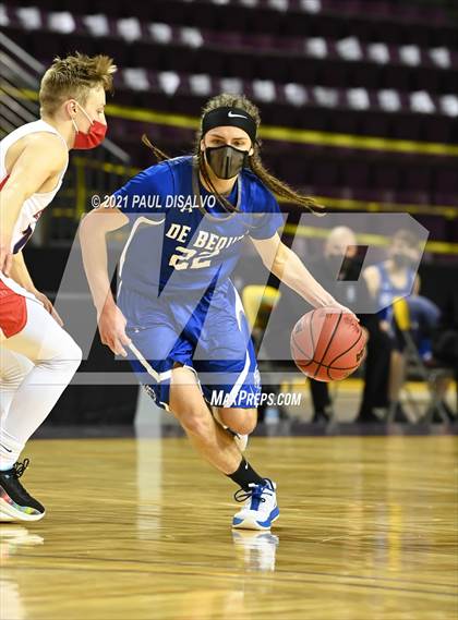Thumbnail 3 in Belleview Christian vs. De Beque (CHSAA 1A State Final) photogallery.