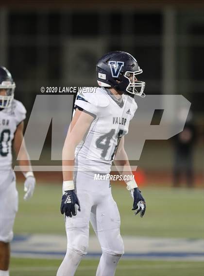Thumbnail 3 in Valor Christian vs. Cherry Creek (CHSAA 5A State Championship) photogallery.