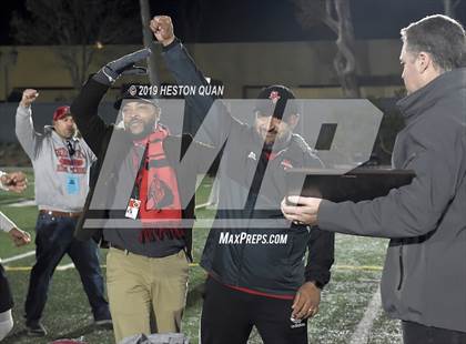 Thumbnail 2 in Sierra Vista vs.St. Margaret's (CIF-SS D5 Final) photogallery.