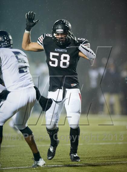 Thumbnail 2 in South Gwinnett @ Alpharetta (GHSA 6A Round 1 Playoff) photogallery.