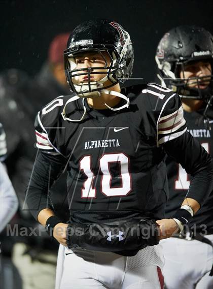 Thumbnail 2 in South Gwinnett @ Alpharetta (GHSA 6A Round 1 Playoff) photogallery.