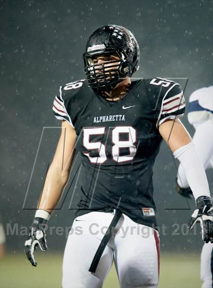 Thumbnail 3 in South Gwinnett @ Alpharetta (GHSA 6A Round 1 Playoff) photogallery.