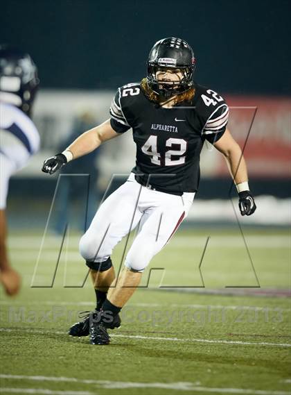Thumbnail 2 in South Gwinnett @ Alpharetta (GHSA 6A Round 1 Playoff) photogallery.