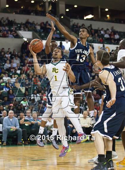 Thumbnail 1 in Pope John XXIII vs. Roselle Catholic (NJSIAA Tournament of Champions Final)  photogallery.