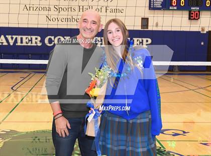 Thumbnail 2 in Chandler @ Xavier College Prep (Senior Night) photogallery.
