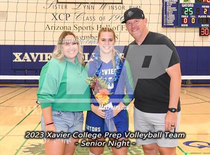 Thumbnail 2 in Chandler @ Xavier College Prep (Senior Night) photogallery.