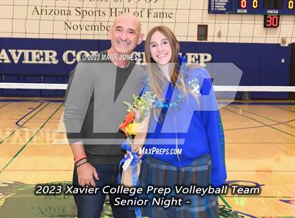 Thumbnail 3 in Chandler @ Xavier College Prep (Senior Night) photogallery.