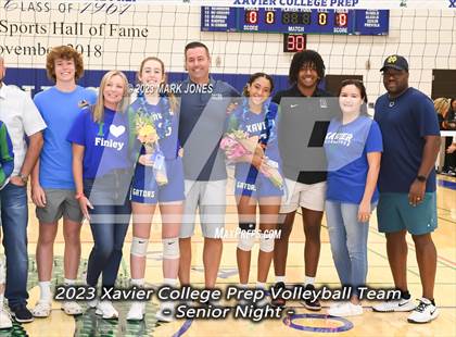 Thumbnail 1 in Chandler @ Xavier College Prep (Senior Night) photogallery.