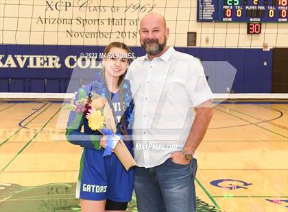 Thumbnail 3 in Chandler @ Xavier College Prep (Senior Night) photogallery.