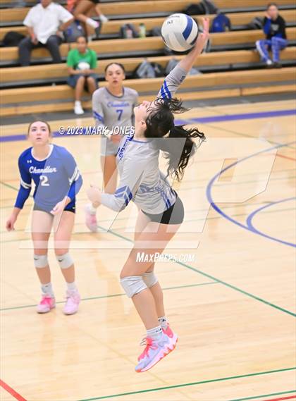 Thumbnail 3 in Chandler @ Xavier College Prep (Senior Night) photogallery.