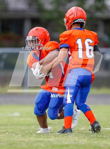 Thumbnail 2 in Braden River vs Southeast JV Football photogallery.