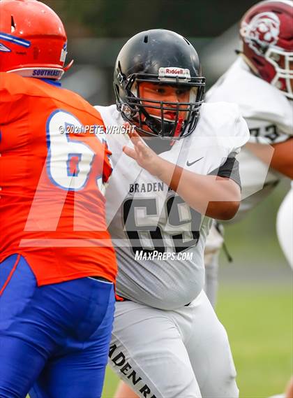 Thumbnail 3 in Braden River vs Southeast JV Football photogallery.
