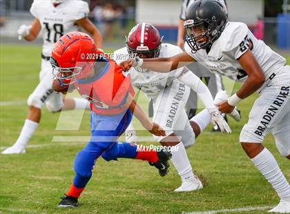 Thumbnail 3 in Braden River vs Southeast JV Football photogallery.
