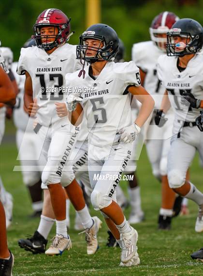 Thumbnail 2 in Braden River vs Southeast JV Football photogallery.